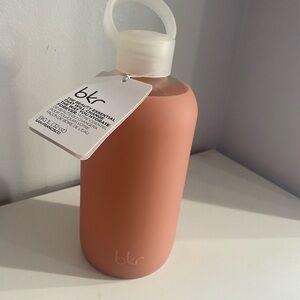 bkr Peach Silicone Water Bottle